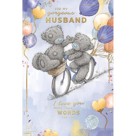 Gorgeous Husband Me to You Bear Birthday Card